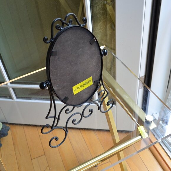 Vintage Metal Frame Mirror - Picture 6 of 9